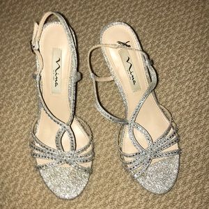 Nina Silver Heels